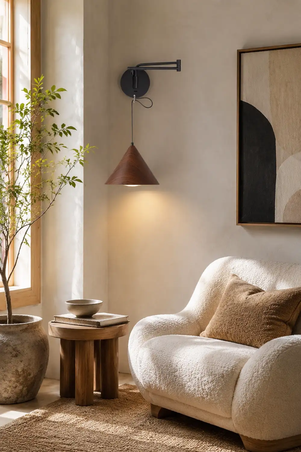Cone Swing Arm Wall Lamp - Lumpaz