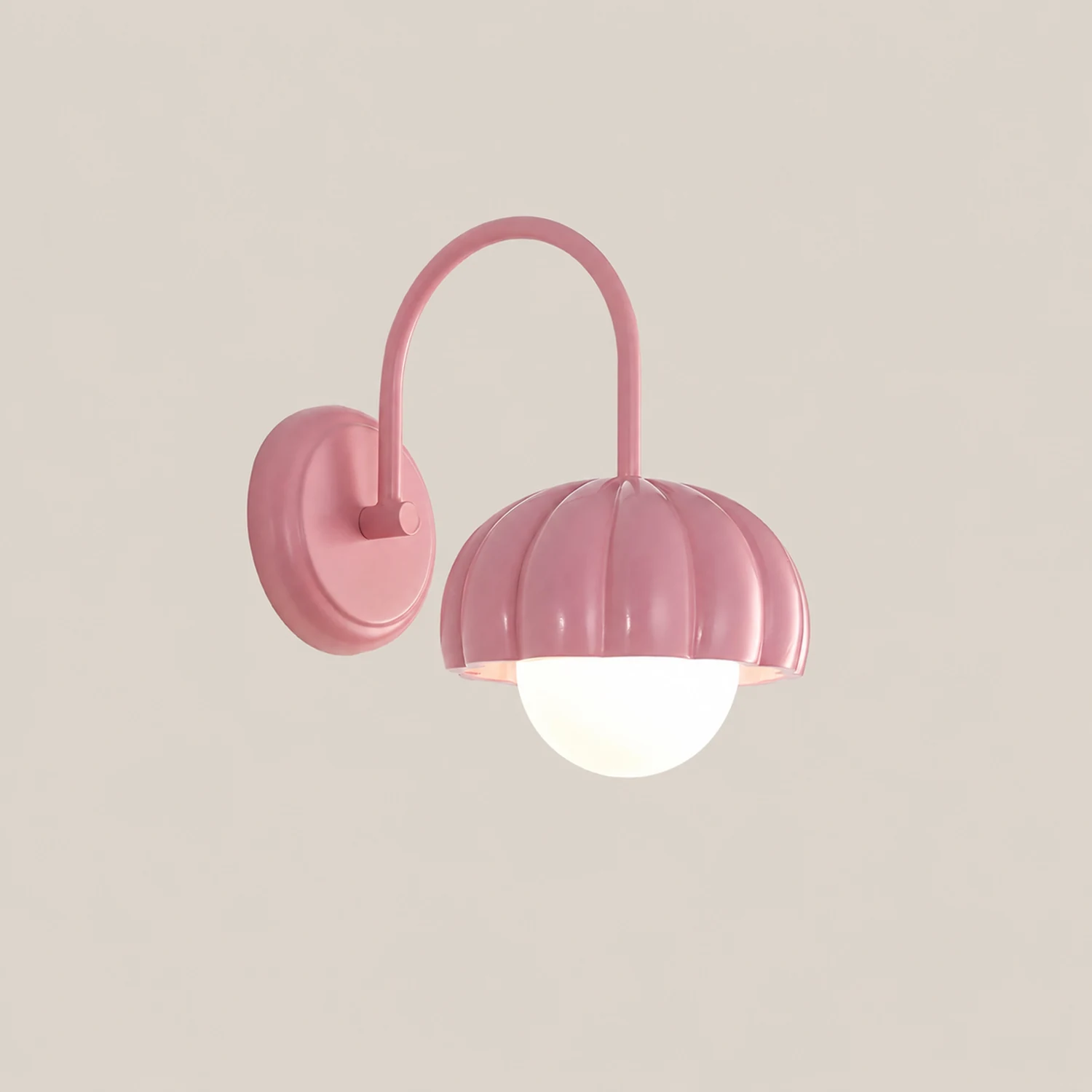 Creamy Pumpkin Wall Light - Lumpaz