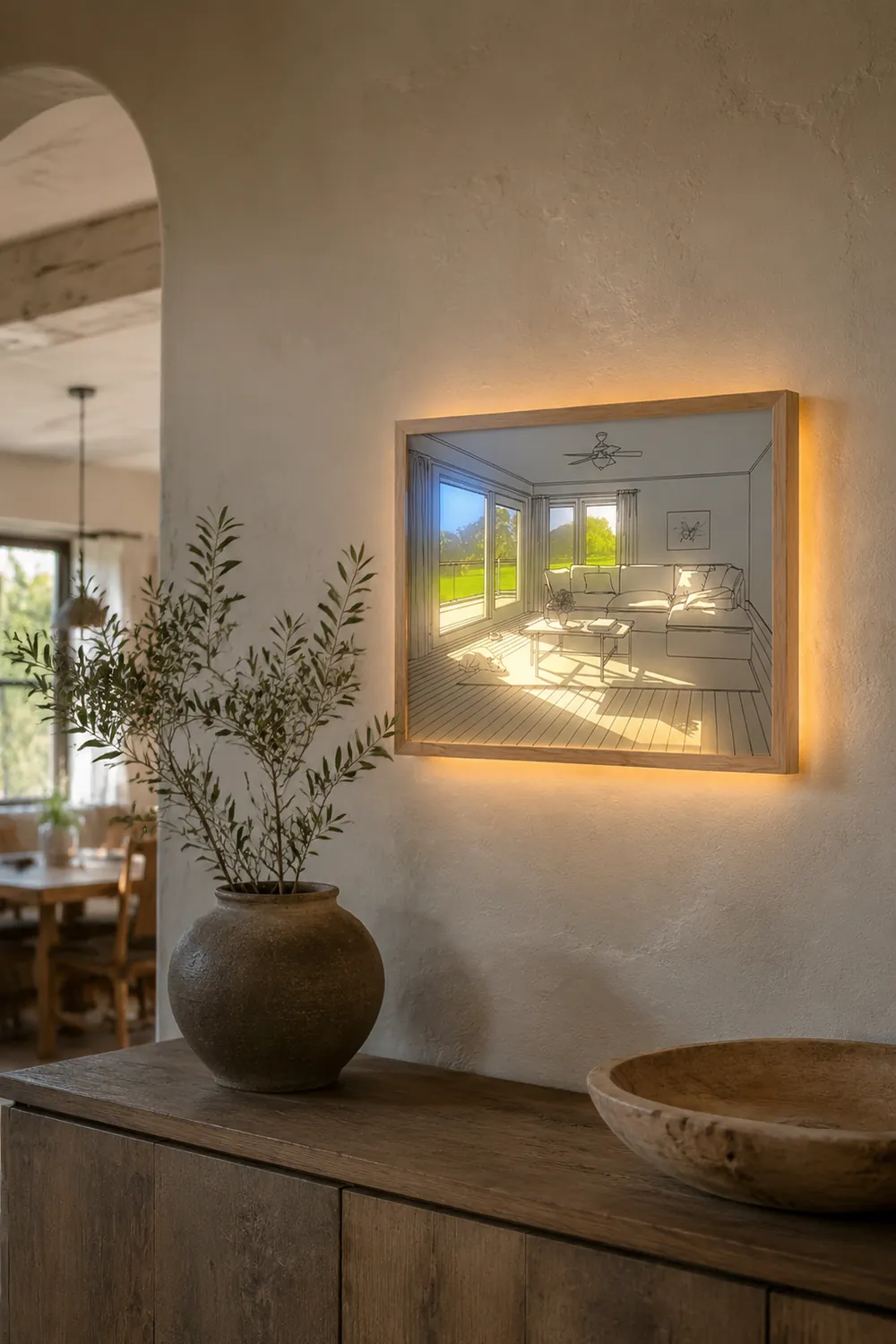 Dog Sunbathing Mural Art Lamp - Lumpaz