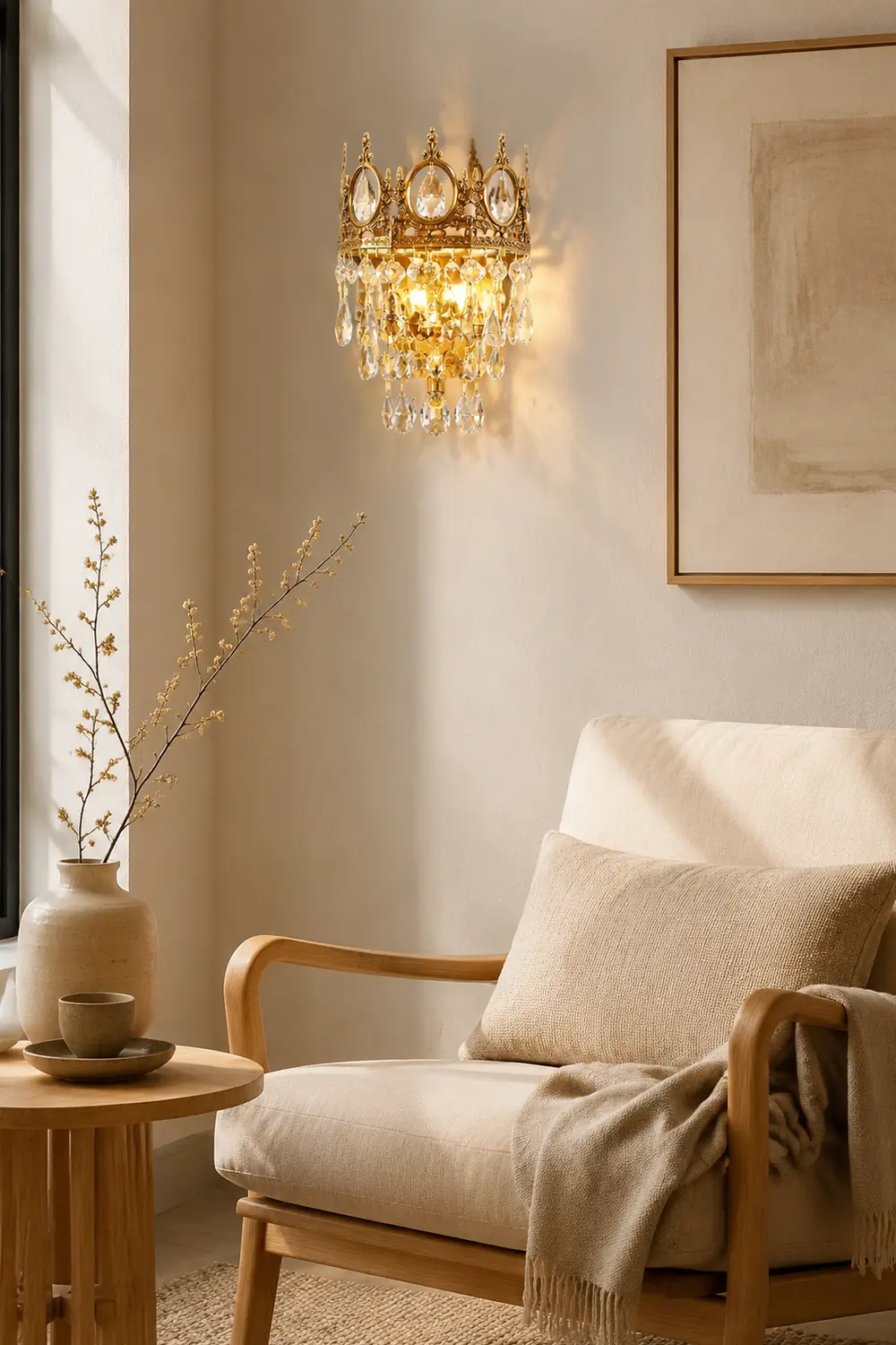 Vintage Crystal  Wall lamp - Lumpaz