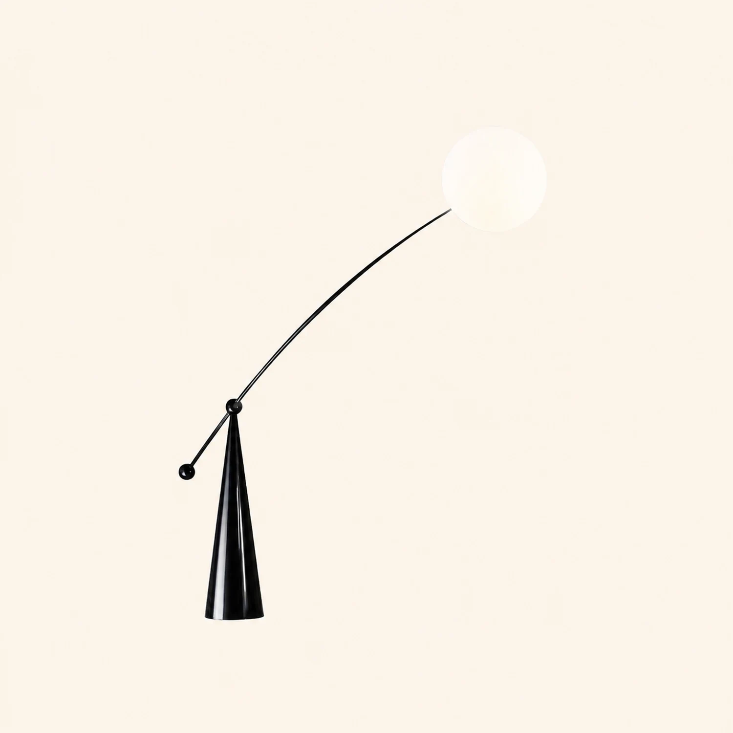 Opal Arc Floor Lamp - Lumpaz