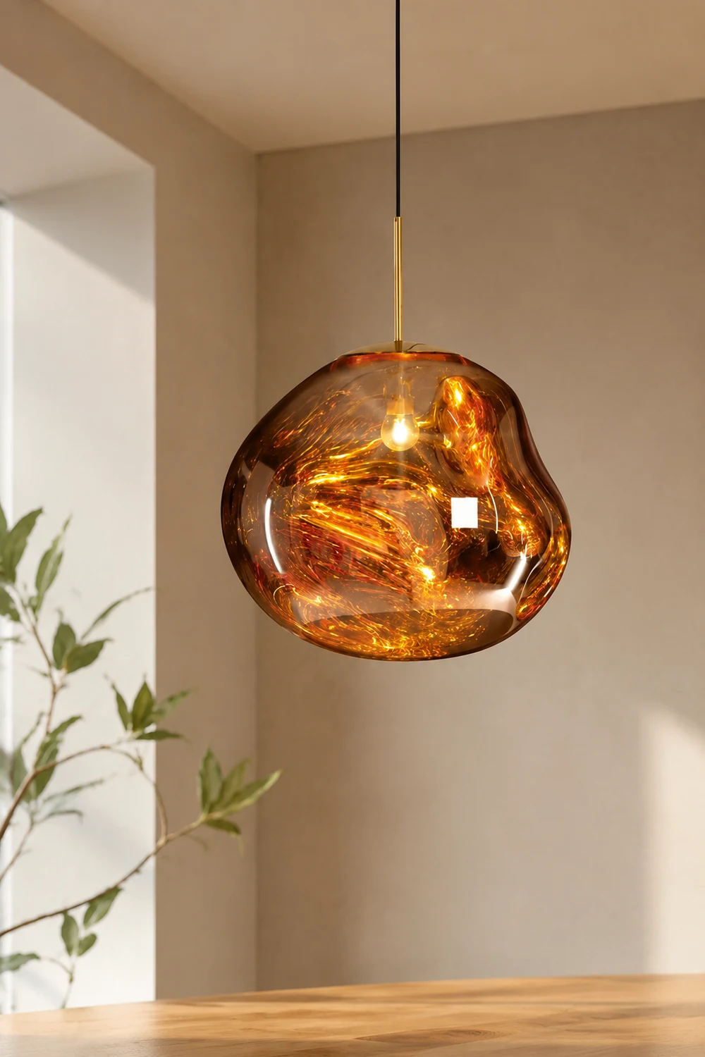 Modern Art Deco Irregular Bubble Pendant Light For Dining Room - Lumpaz
