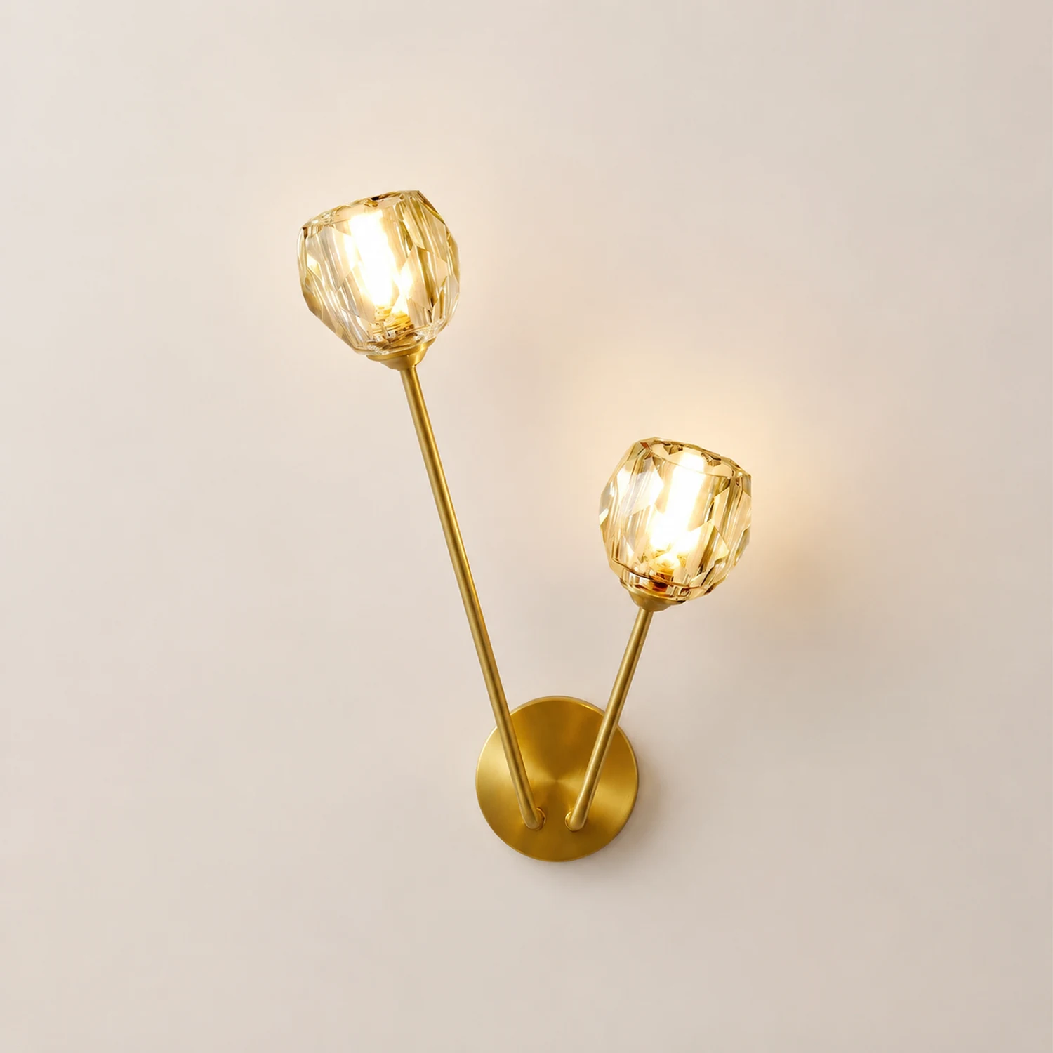Crystal Branch Wall Light - Lumpaz