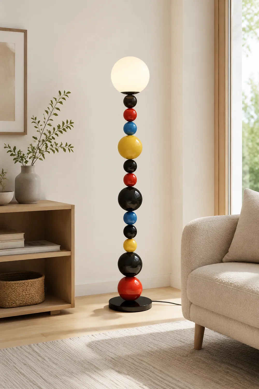 Colorful Round Ball Floor Lamp - Lumpaz