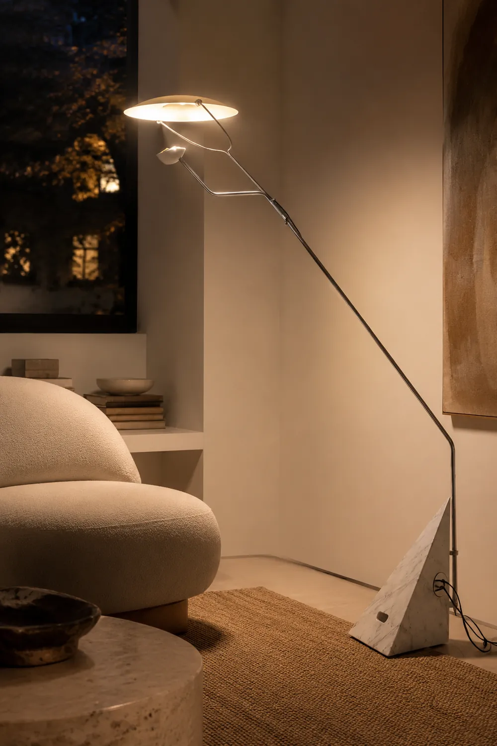 Salocchi Marble Floor Lamp - Lumpaz