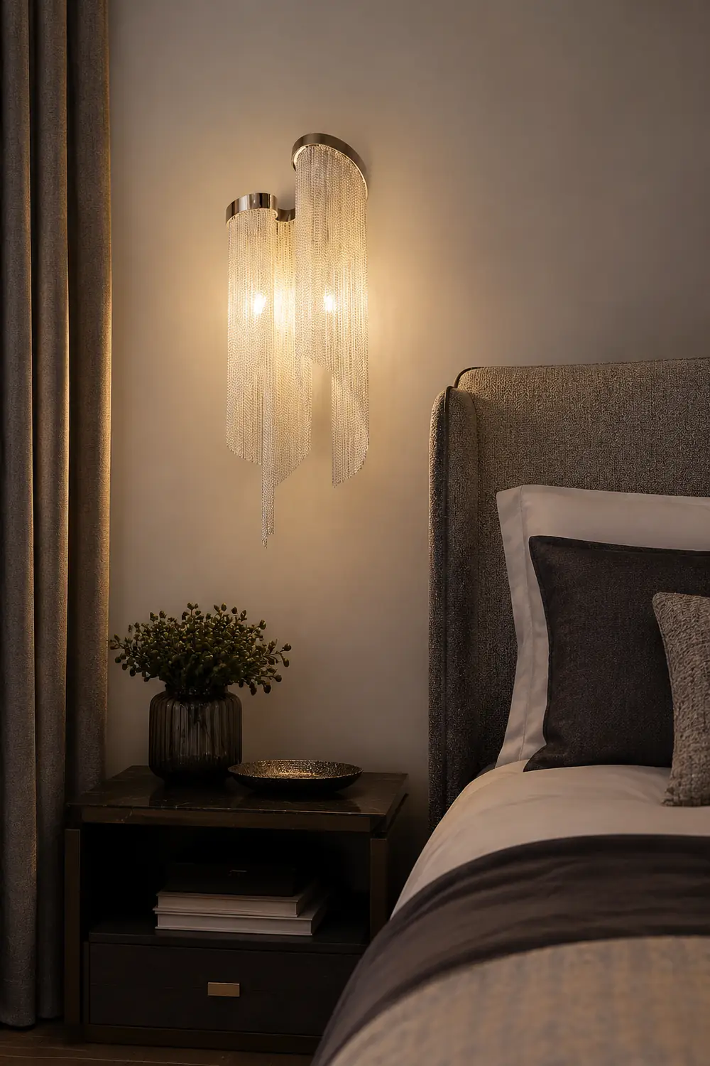 Chain Tassel Wall Lamp - Lumpaz