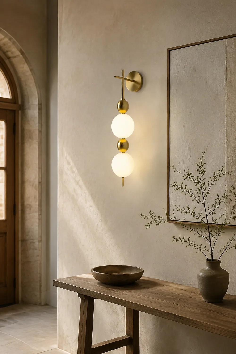 Candied Haws String Brass Wall Lamp - Lumpaz