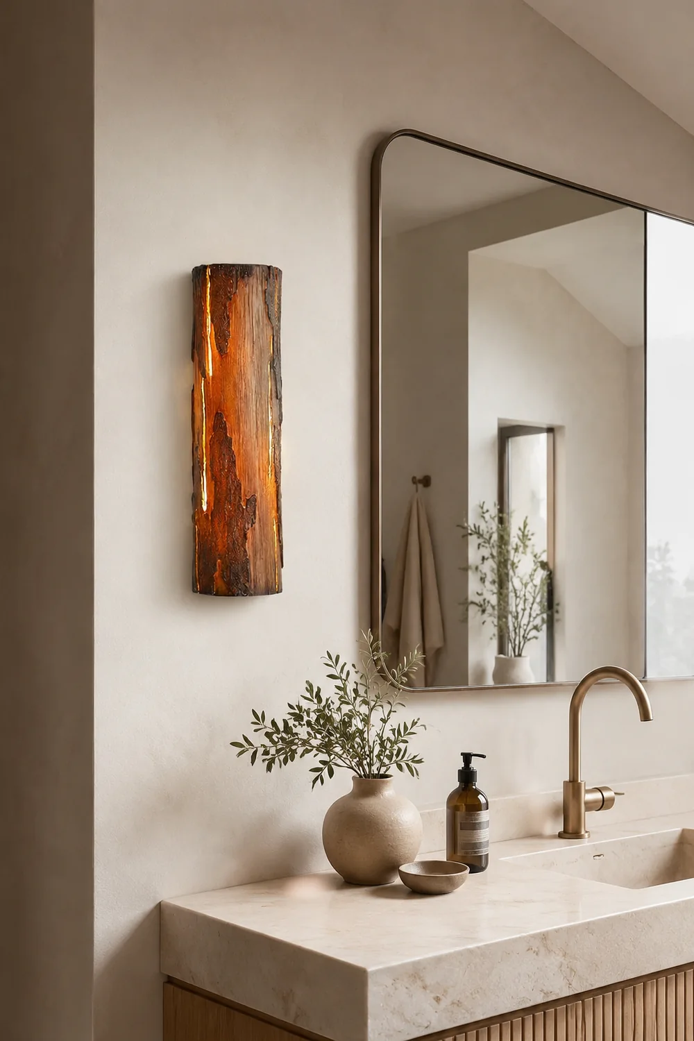 Broken Bark Wall Light - Lumpaz