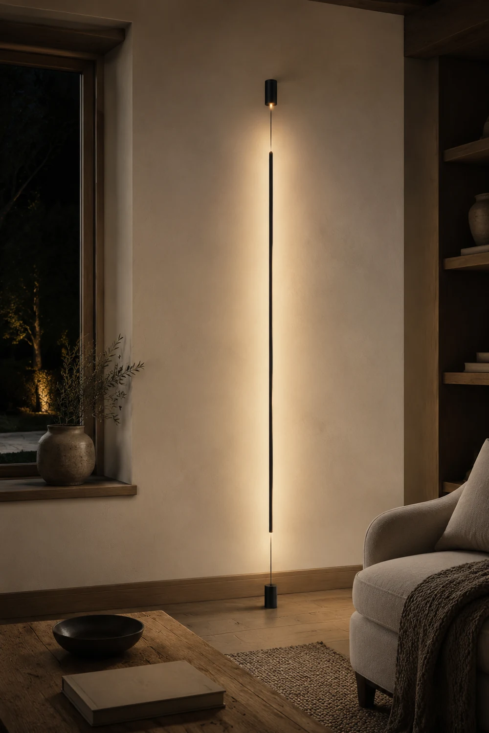 Slim line Cabinet Stand Lamp - Lumpaz