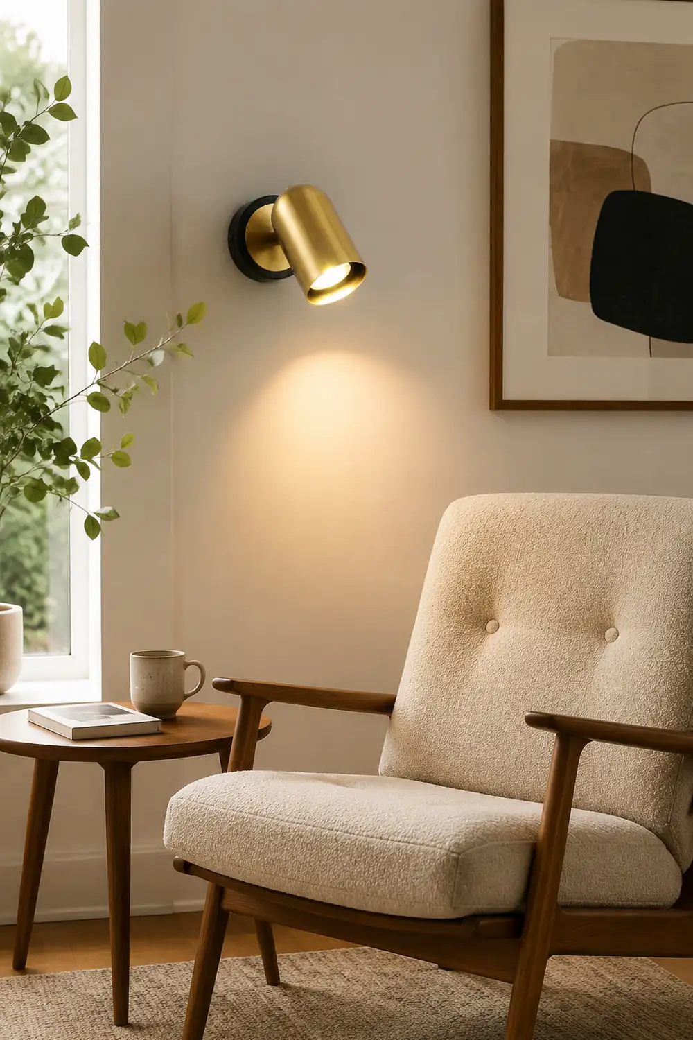 Leonardo Gold Wall Lamp - Lumpaz
