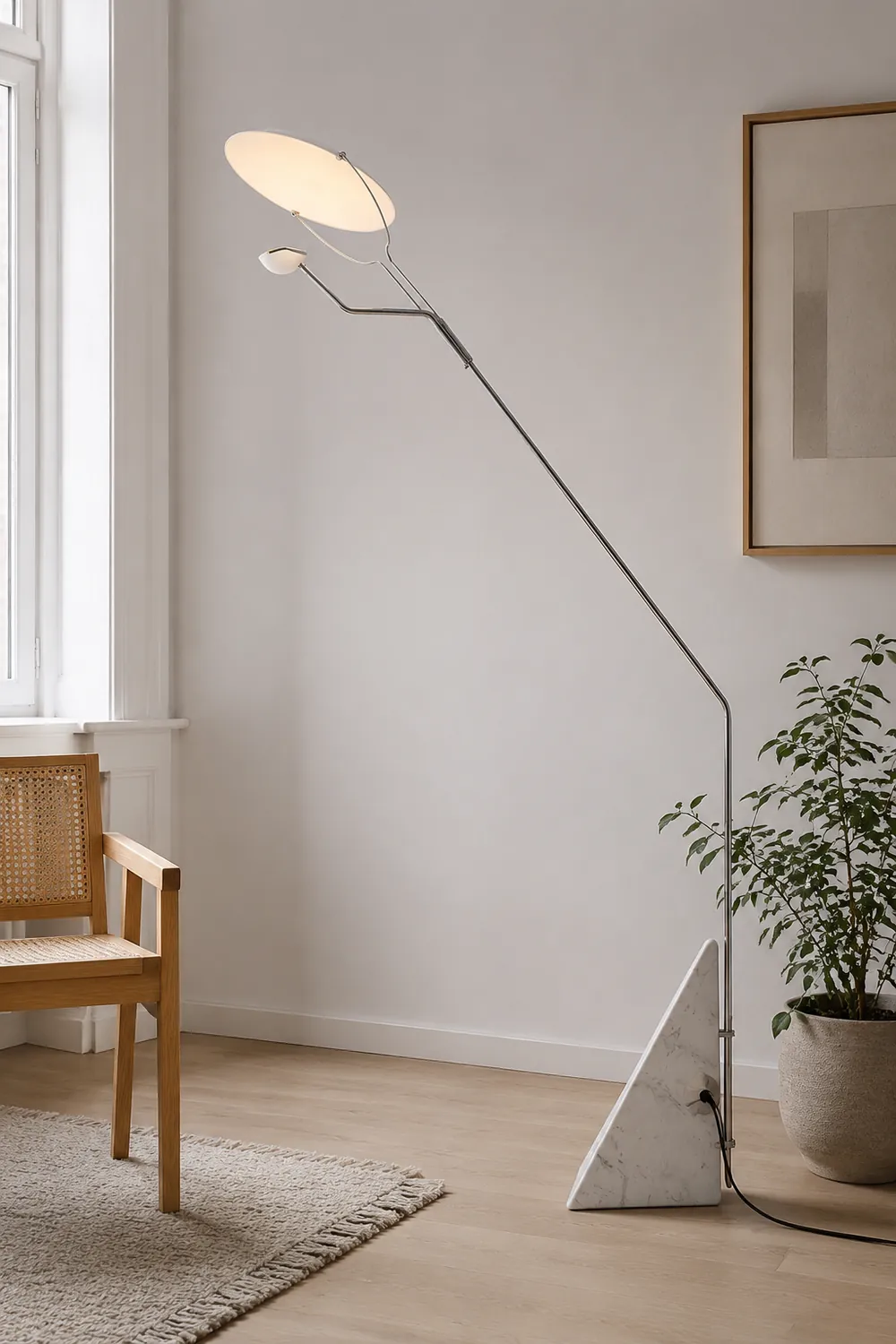 Salocchi Marble Floor Lamp - Lumpaz