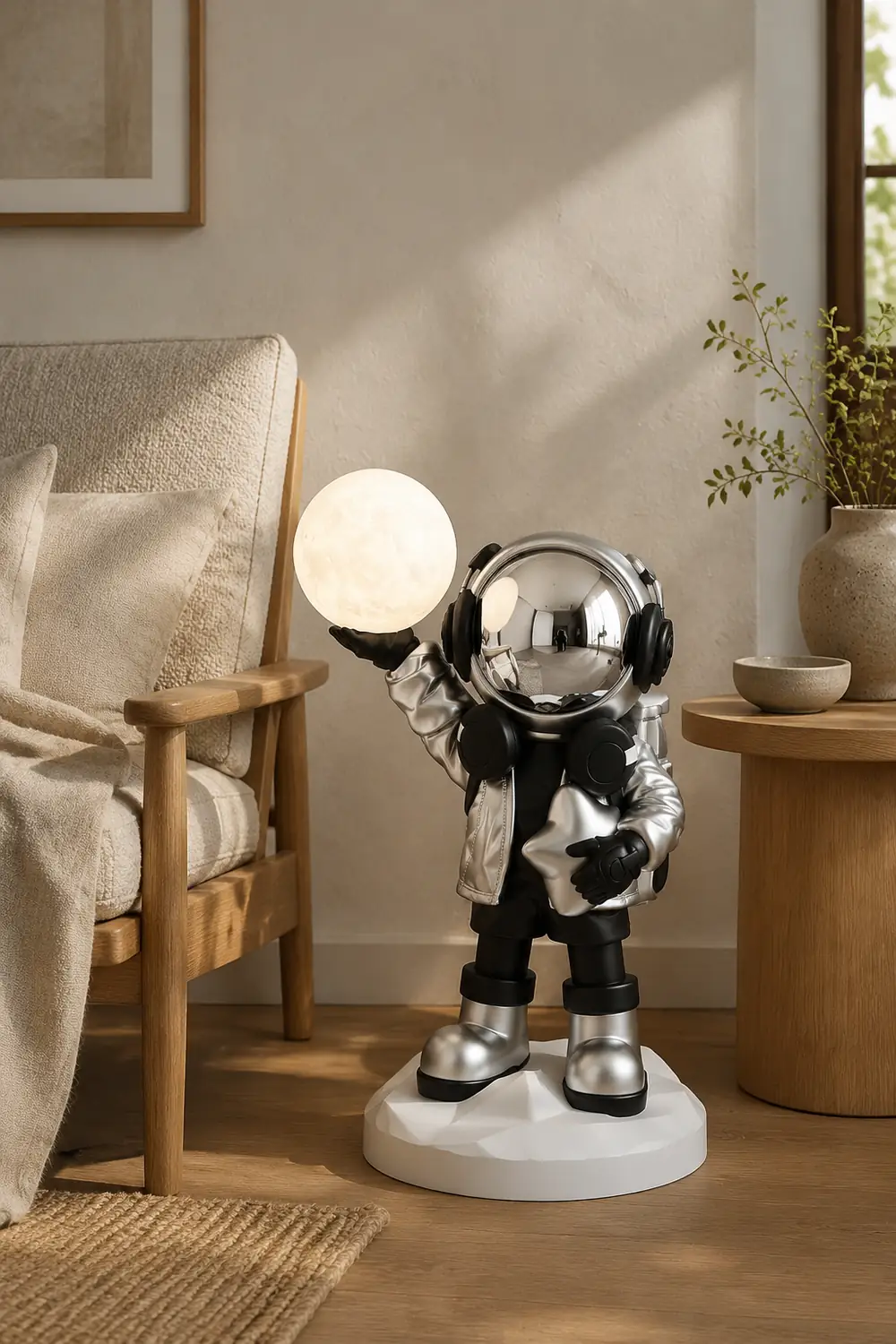 Apollo Astronaut Built-in Battery Floor Lamp - Lumpaz