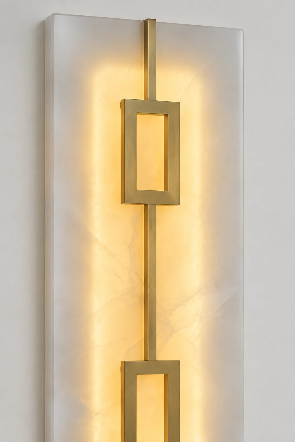Square Marble Wall Lamp - Lumpaz