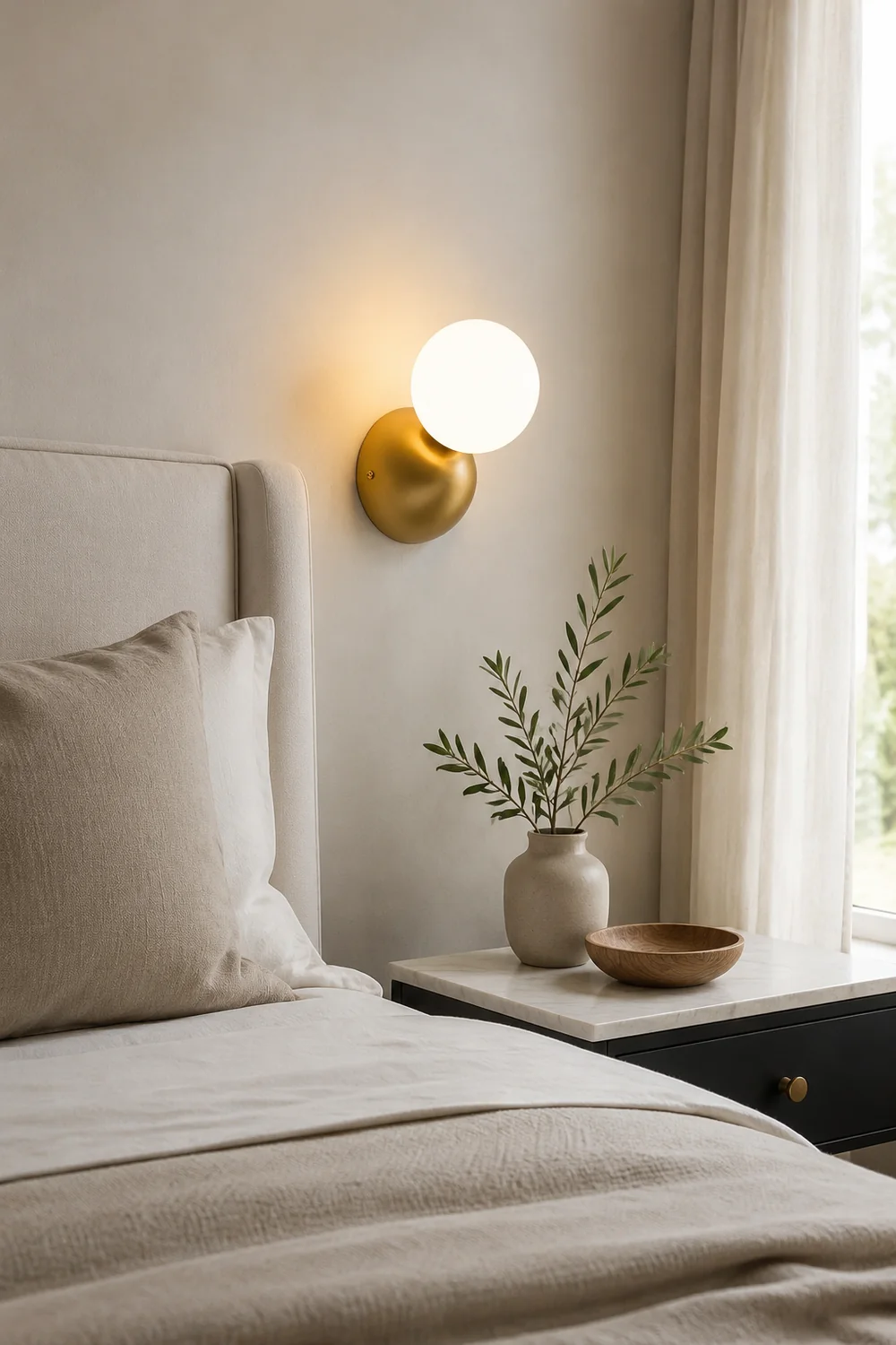 Single Globe Wall Light - Lumpaz