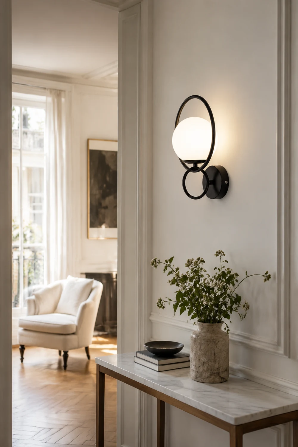 Fort Halo Gold Wall Light - Lumpaz