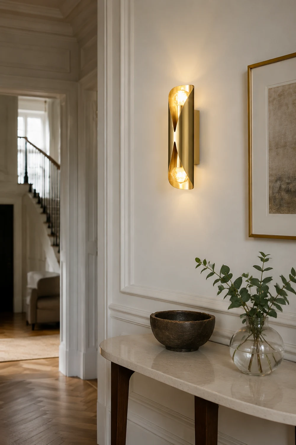 Diamonds Brass Wall Lamp - Lumpaz