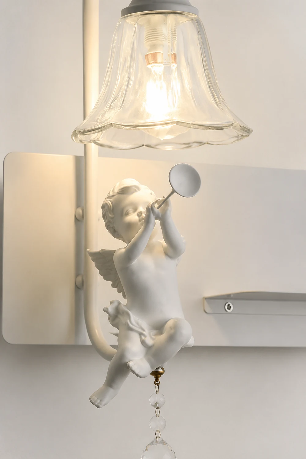 White Angel Wall Light - Lumpaz