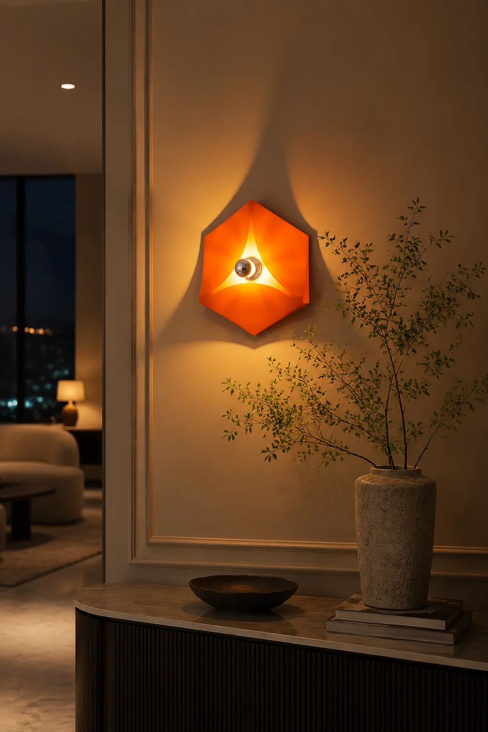 Pentagon Combination Wall Lamp - Lumpaz