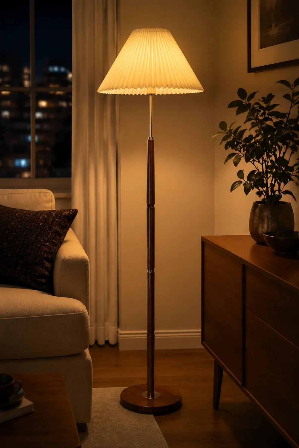 Pleated Floor Lamp - Lumpaz