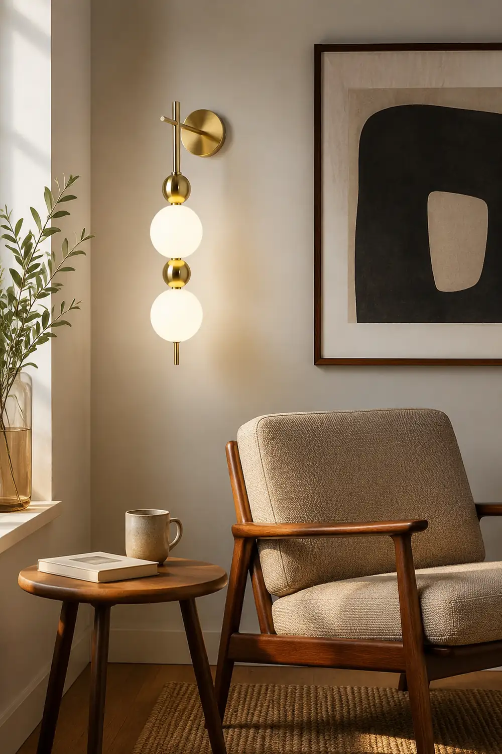 Candied Haws String Brass Wall Lamp - Lumpaz