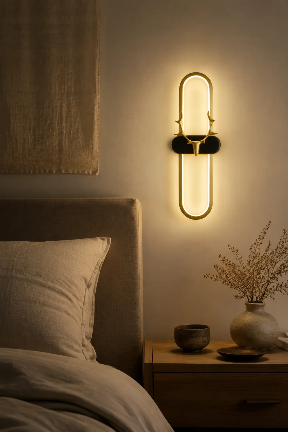 Antlers Halo Wall Lamp - Lumpaz