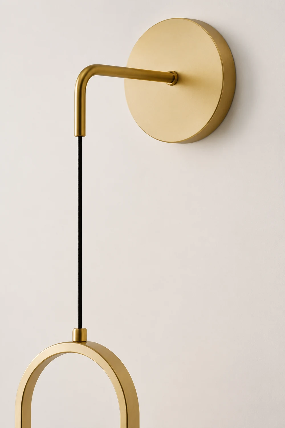 Oval Brass Wall Light - Lumpaz