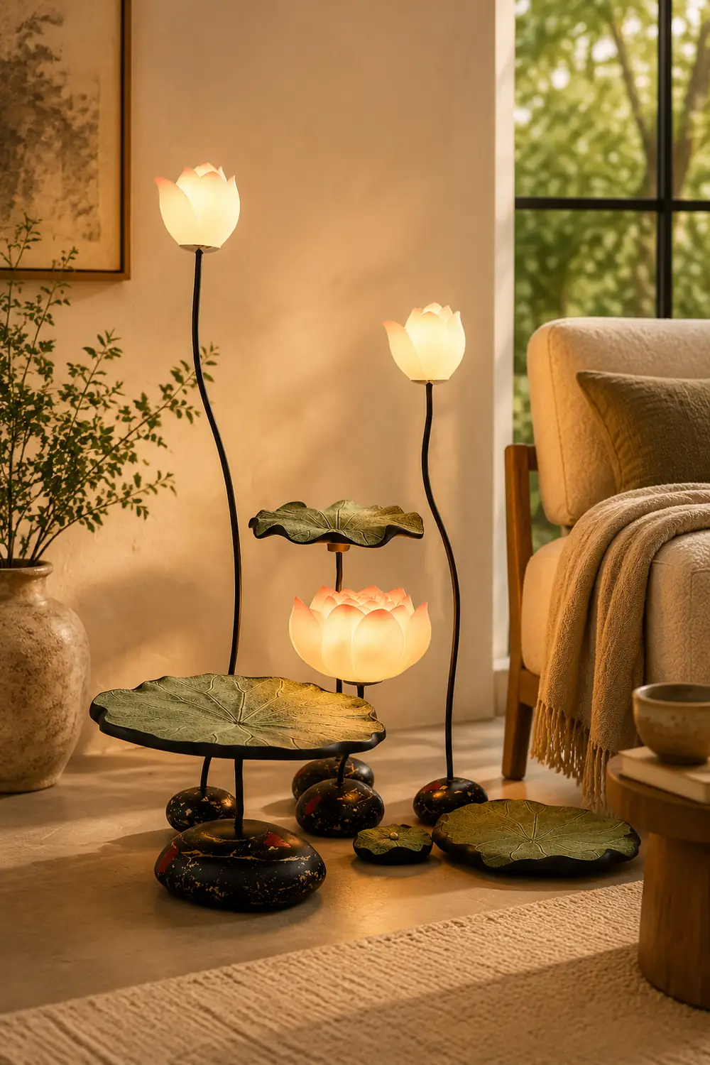 Lotus Floor Lamp - Lumpaz