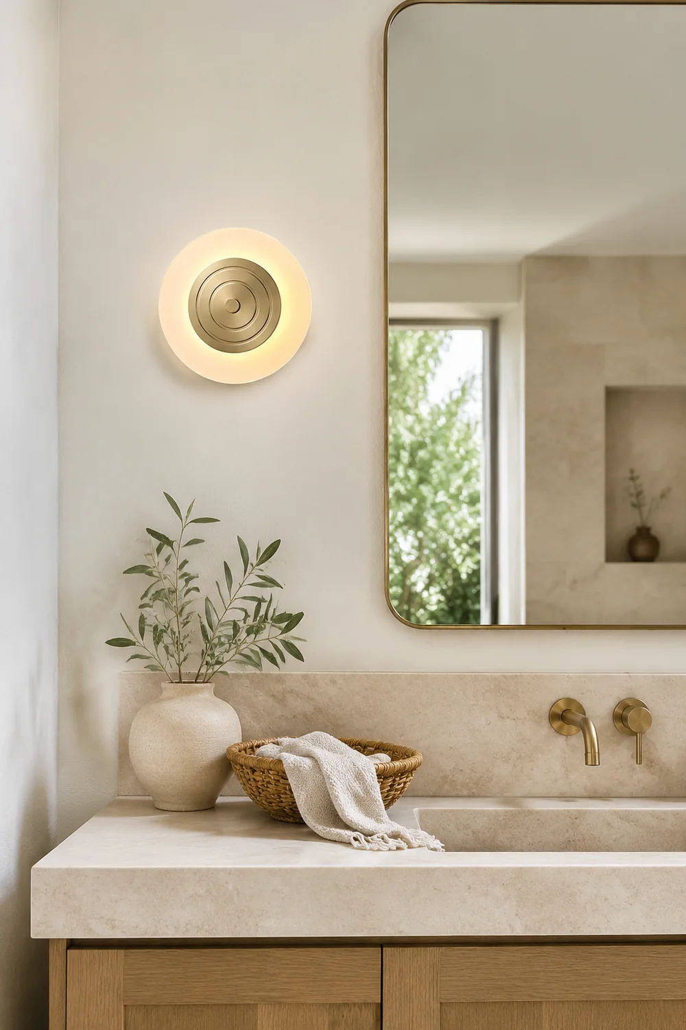 Round Moon Wall Lamp - Lumpaz