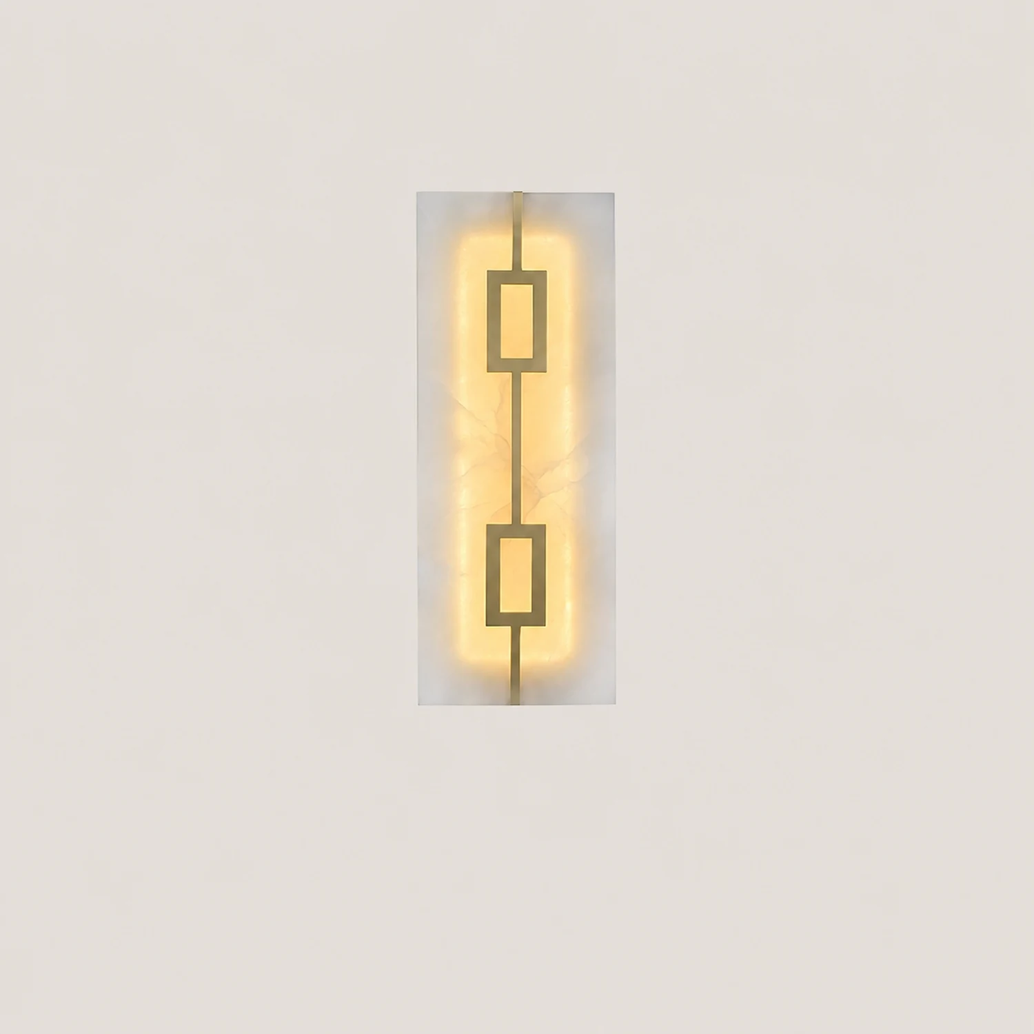 Square Marble Wall Lamp - Lumpaz