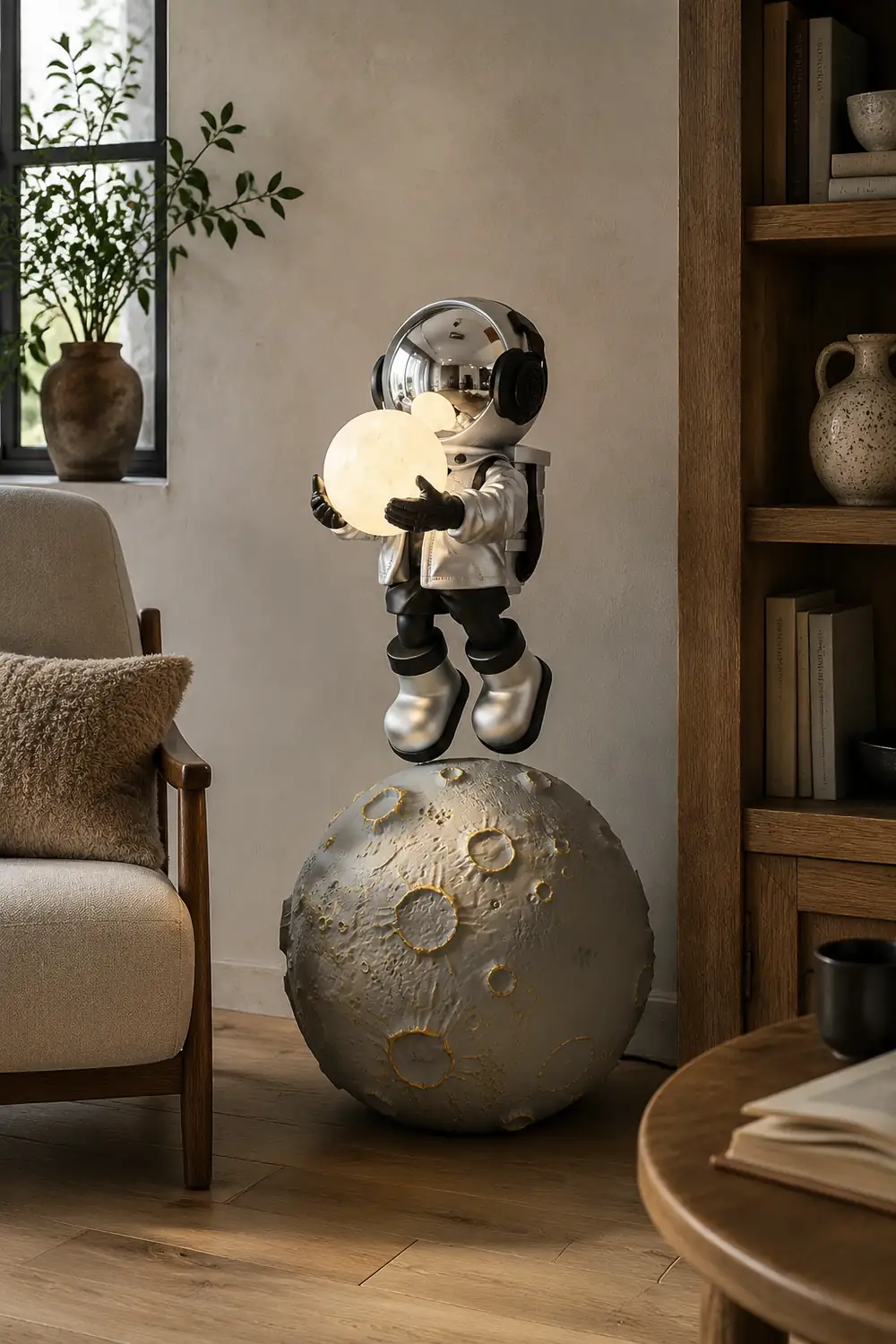 Diver Astronaut Built-in Battery Floor Lamp - Lumpaz
