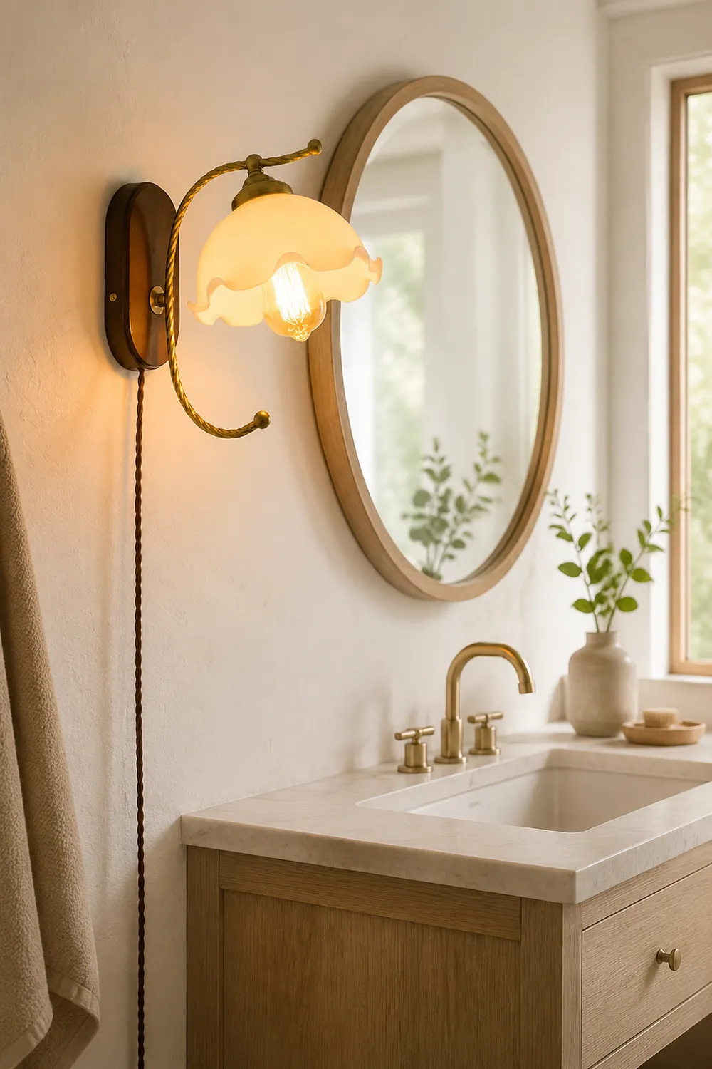 Milky Flower Wall Light - Lumpaz