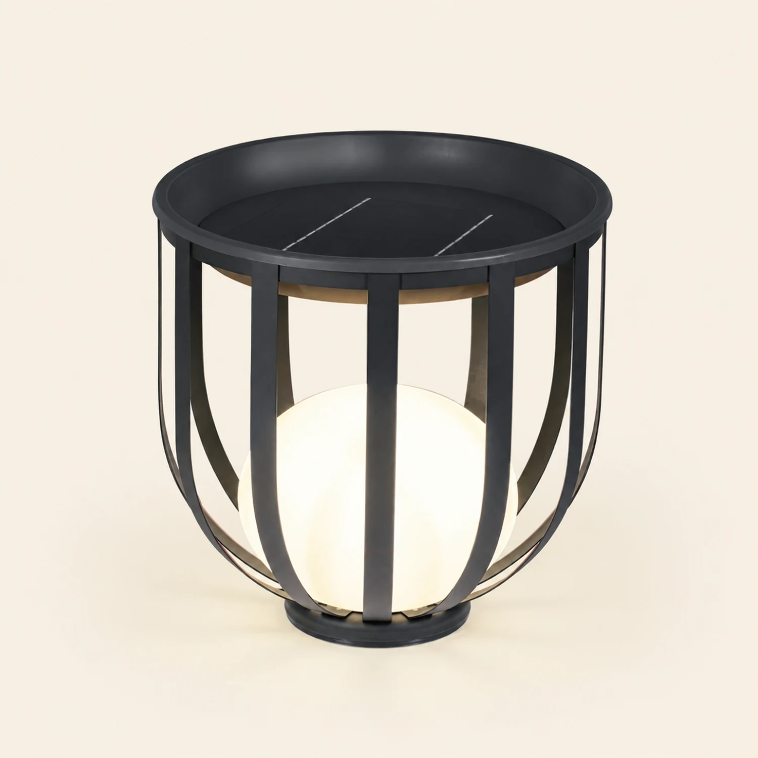 Bols Outdoor Garden Lamp with Solar Panel - Lumpaz