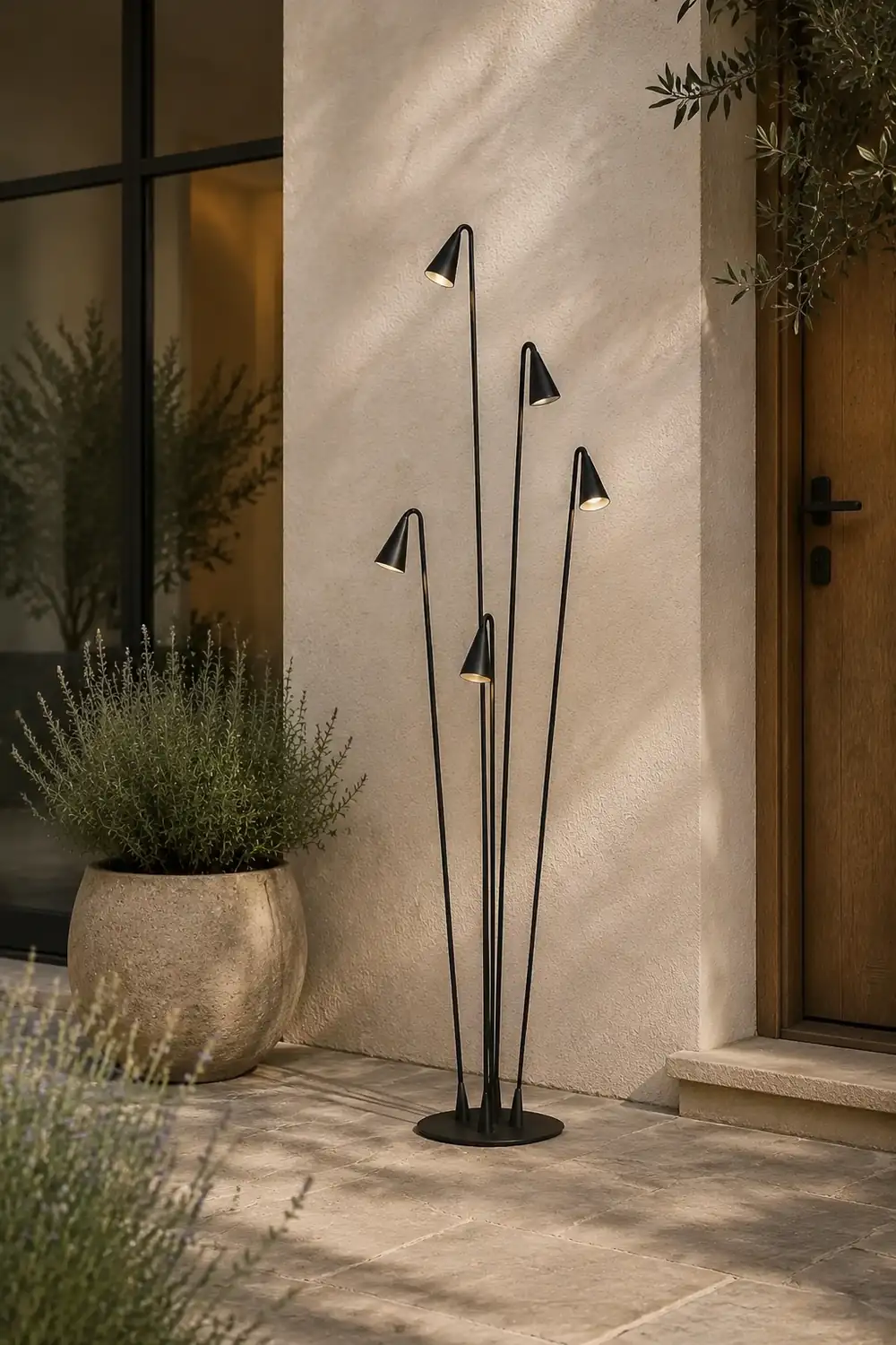 Bellflower Outdoor Floor Lamp - Lumpaz