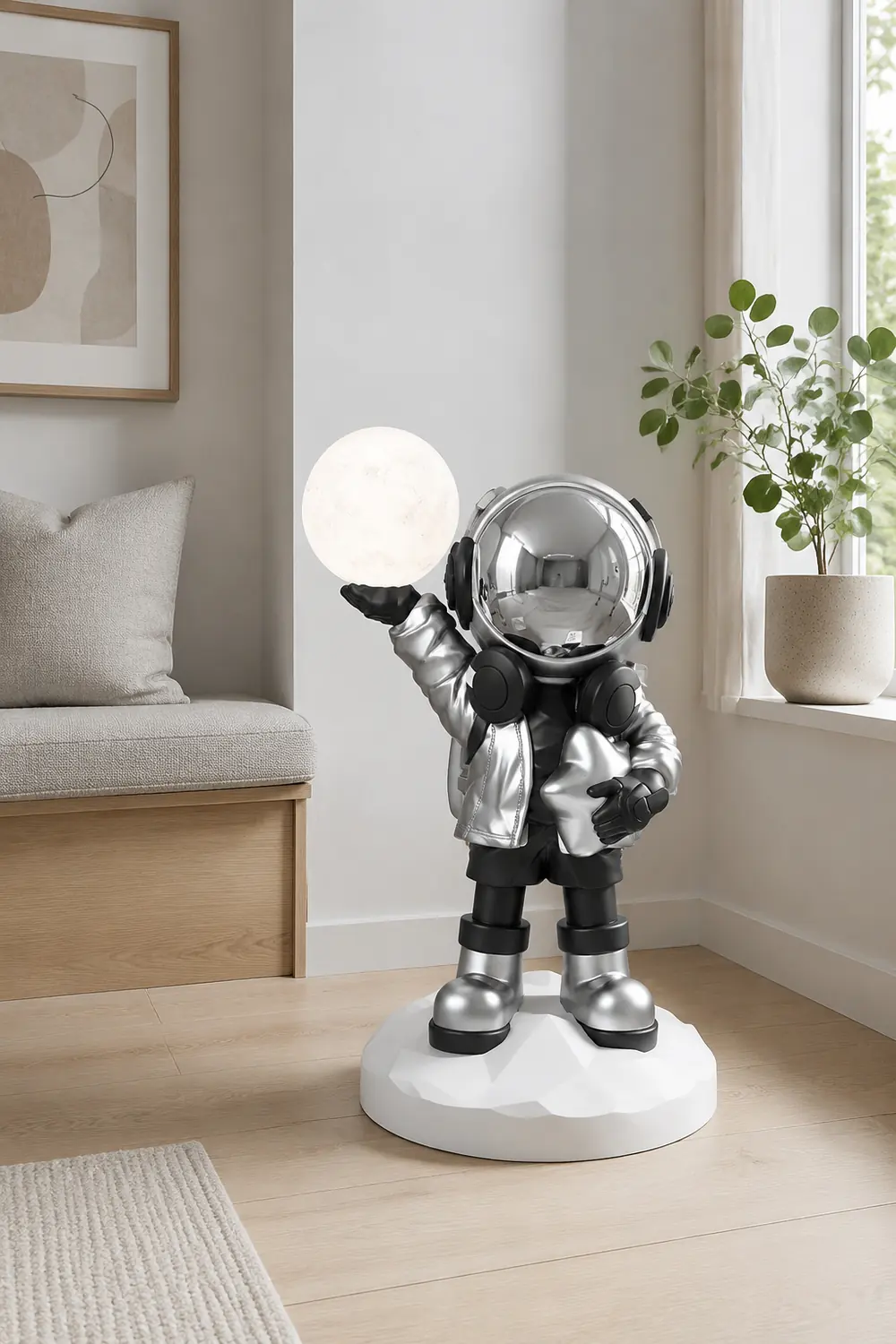 Apollo Astronaut Built-in Battery Floor Lamp - Lumpaz