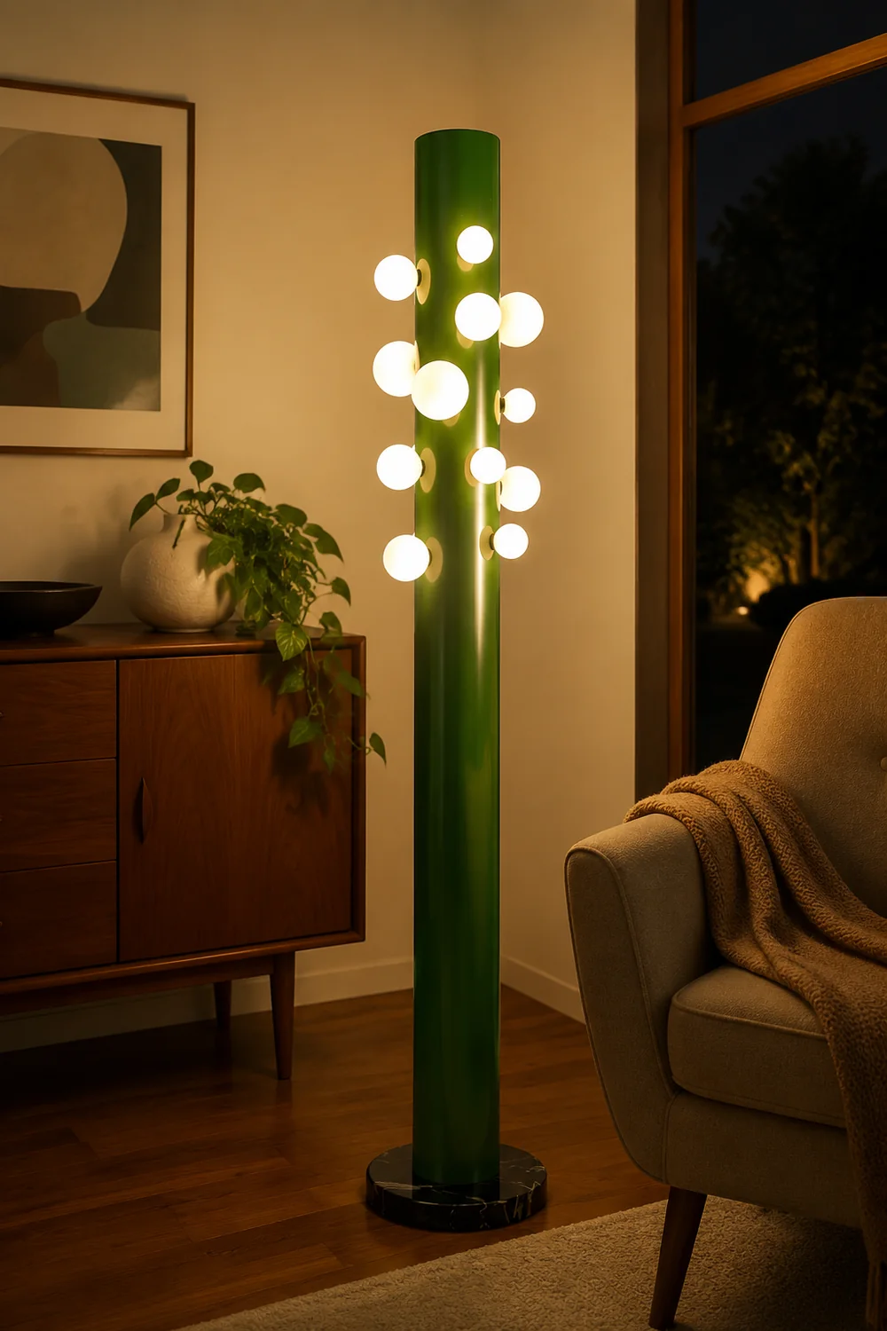 Green Apes Floor Lamp - Lumpaz