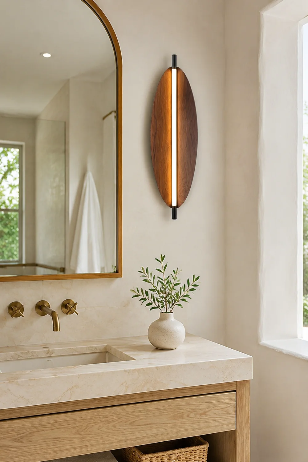 Sleek Board Sconce - Lumpaz