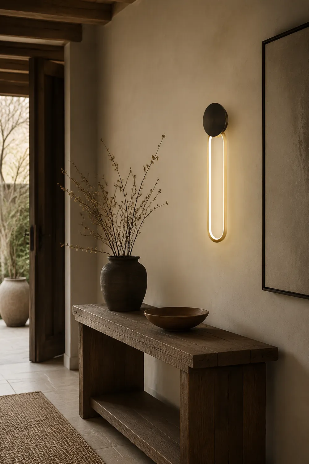Simple Elliptical Wall Sconce - Lumpaz