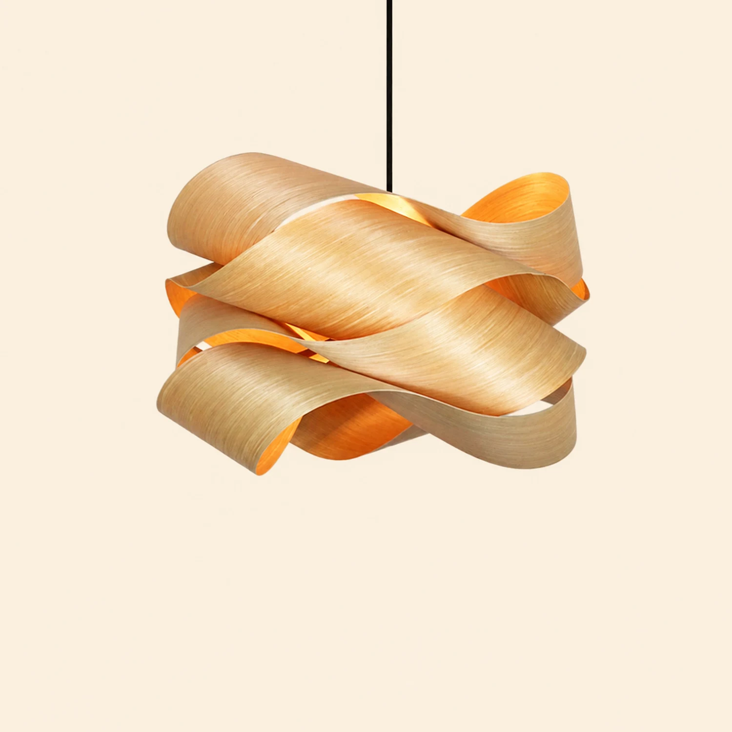 Modern Irregular Wood Pendant Light For Kitchen - Lumpaz