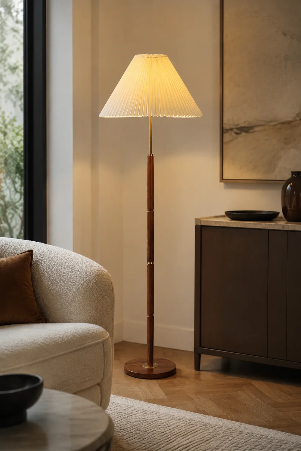 Pleated Floor Lamp - Lumpaz