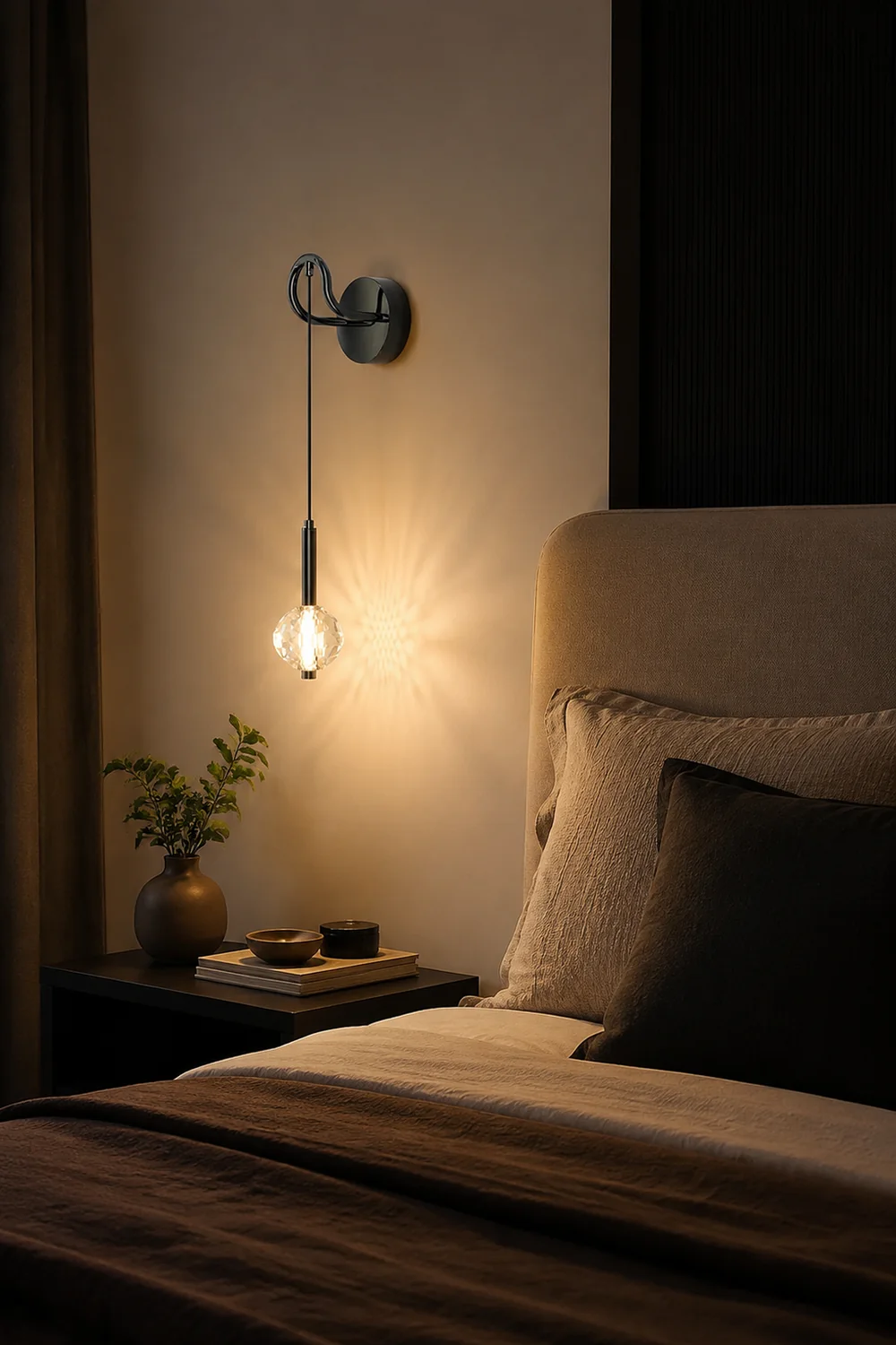 Barletta Crystal Wall Lamp - Lumpaz