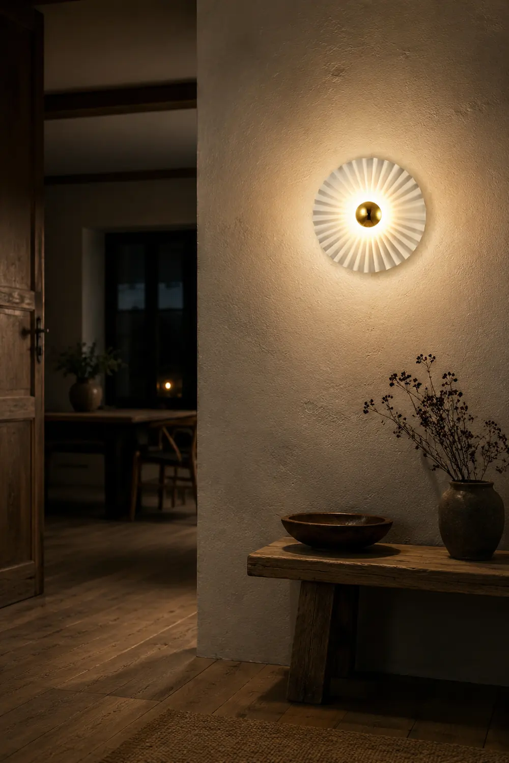 Tinsley Flush Wall Lamp - Lumpaz