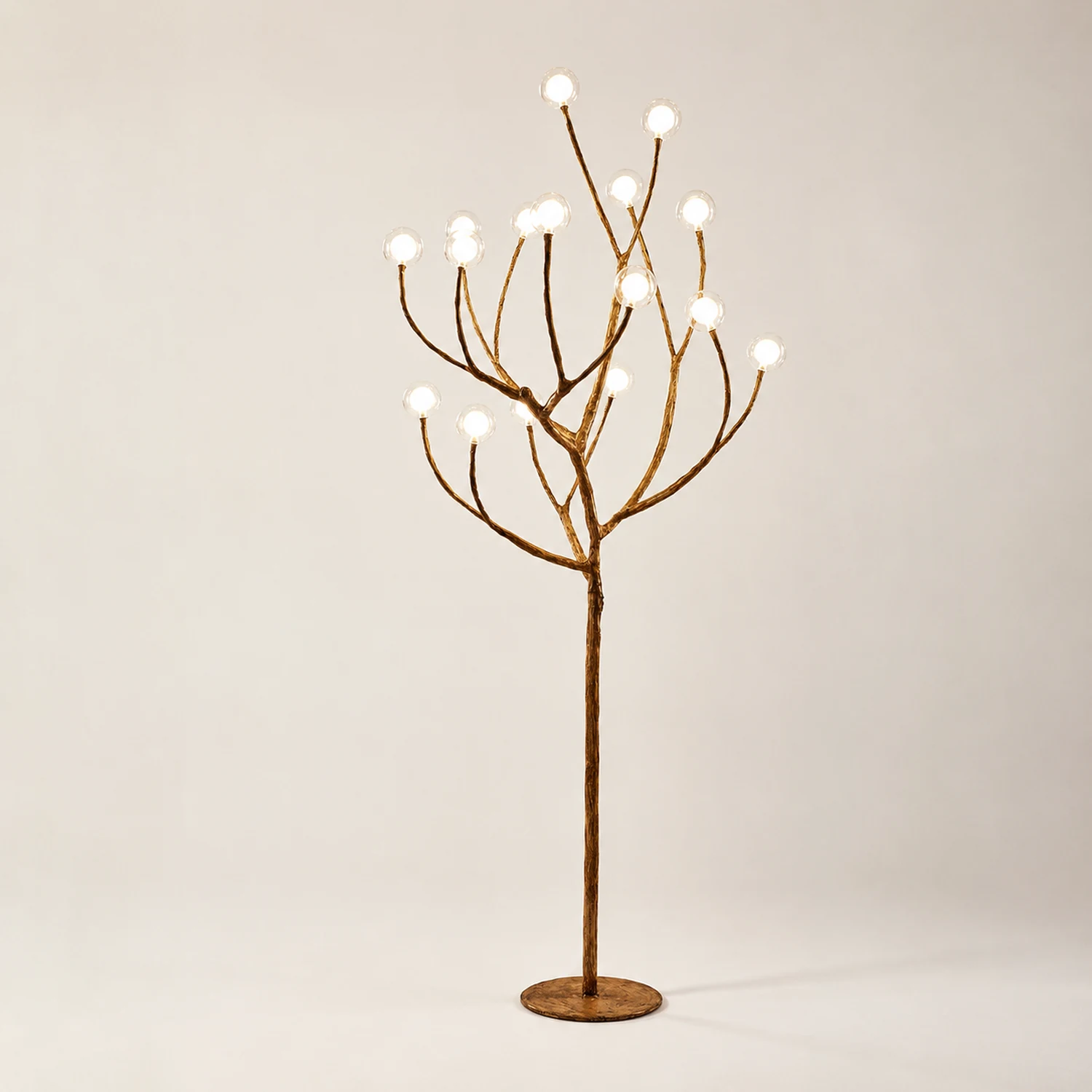 Imitation Wood Floor Lamp - Lumpaz