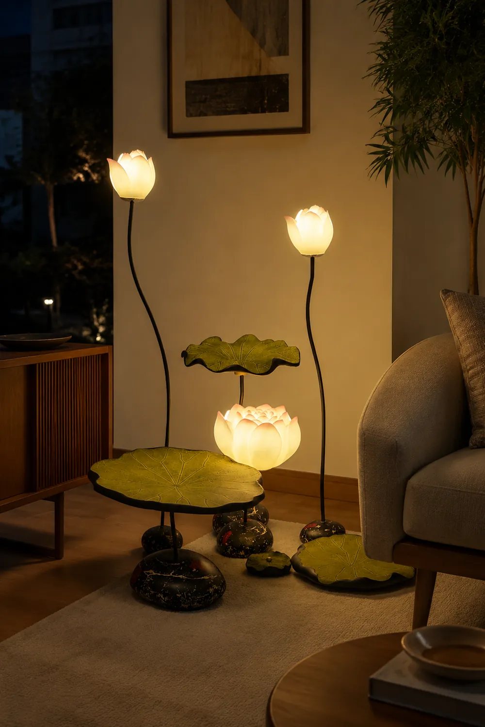 Lotus Floor Lamp - Lumpaz