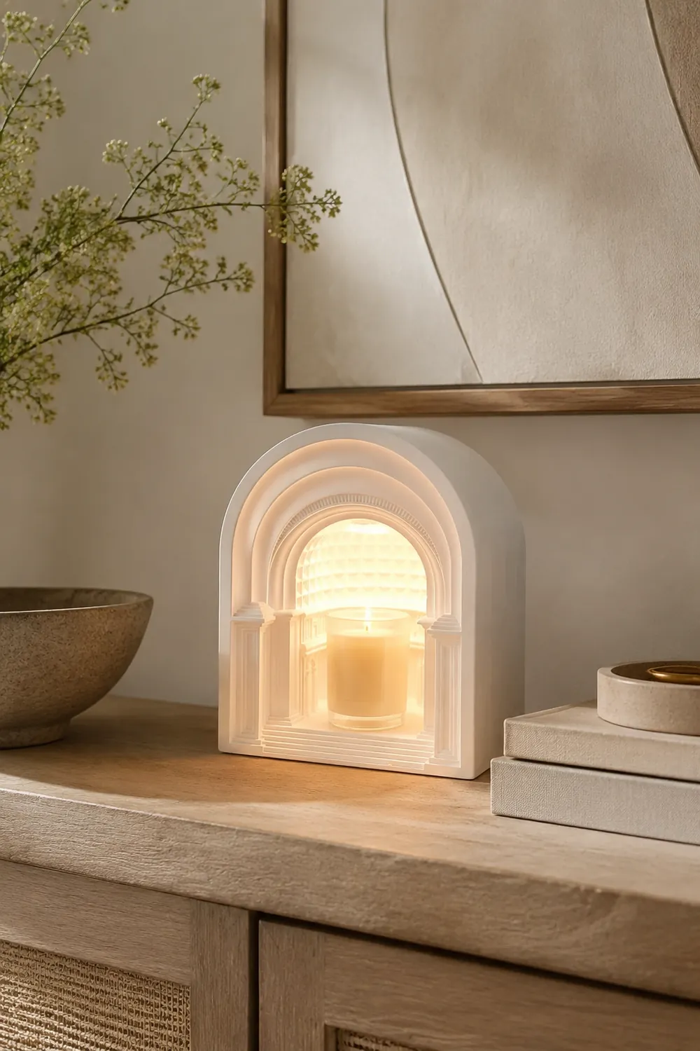 Félicie Aroma-Kerze Schmelzen Tischlampe, 2 Stile - Lumpaz