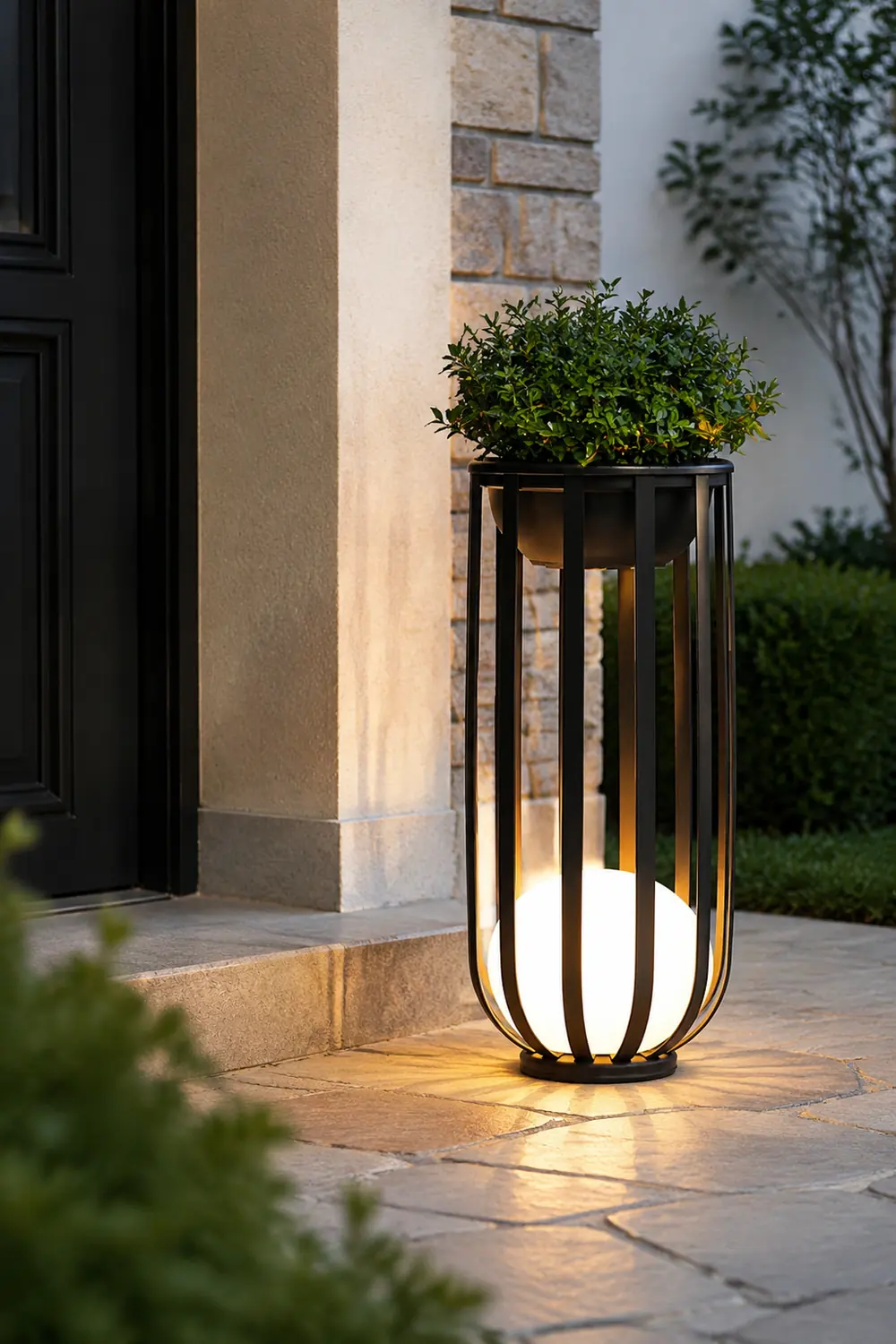 Bols Outdoor Garden Lamp with Solar Panel - Lumpaz