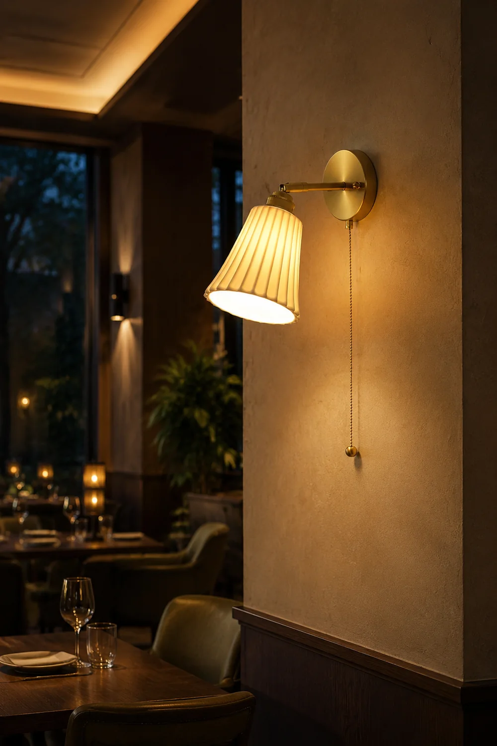 Trumpet Ceramic Wall Light - Lumpaz