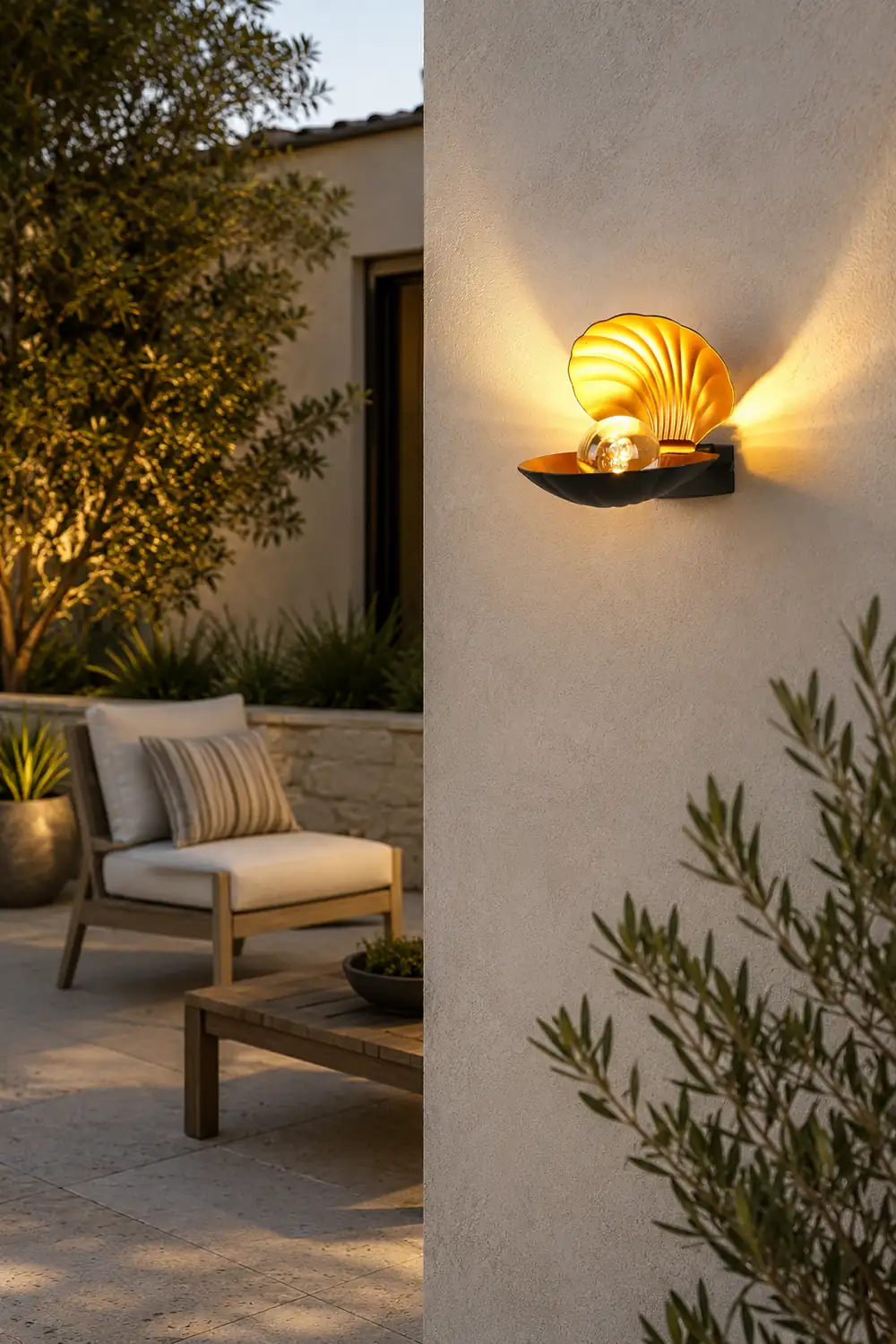 Pearl Clam Wall Light - Lumpaz