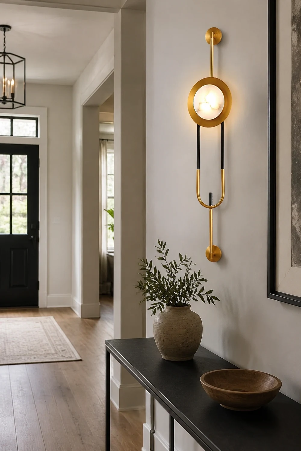 Circular Marble Wall Light - Lumpaz