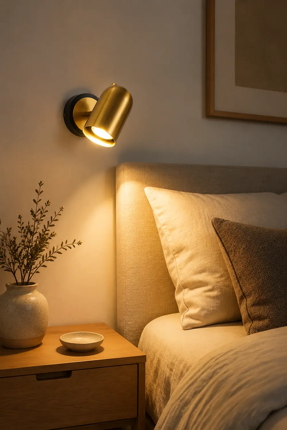 Leonardo Gold Wall Lamp - Lumpaz
