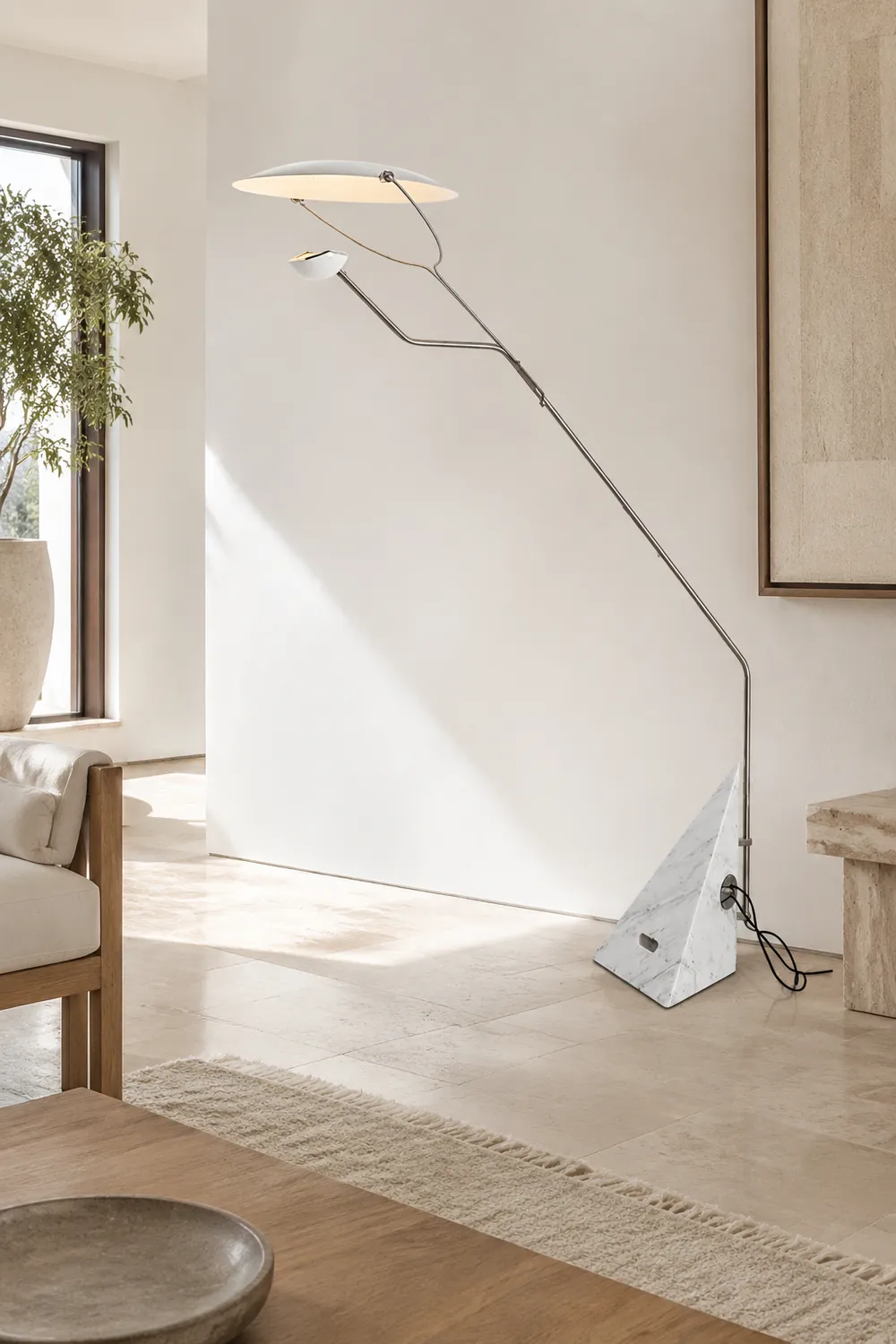 Salocchi Marble Floor Lamp - Lumpaz